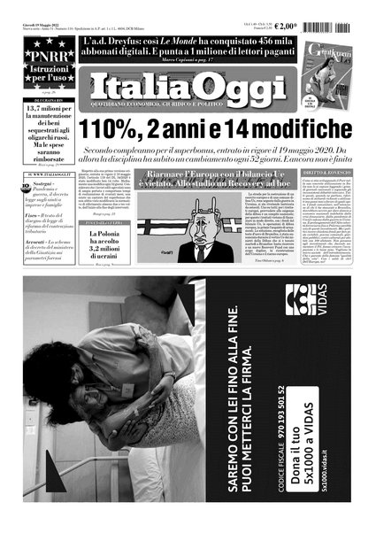 Italia oggi : quotidiano di economia finanza e politica